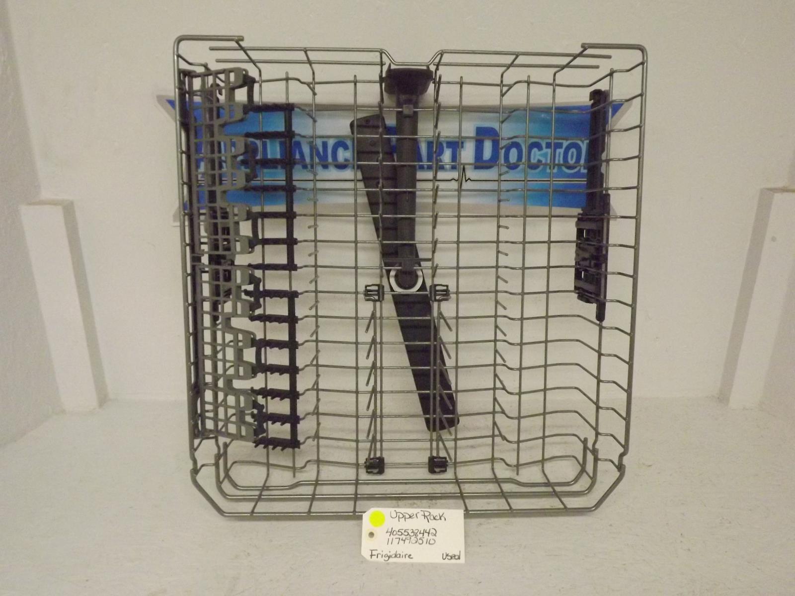 Frigidaire Dishwasher 405538442 117492510 Upper Rack Used Frigidaire Dishwasher 405538442 117492510 Upper Rack Used